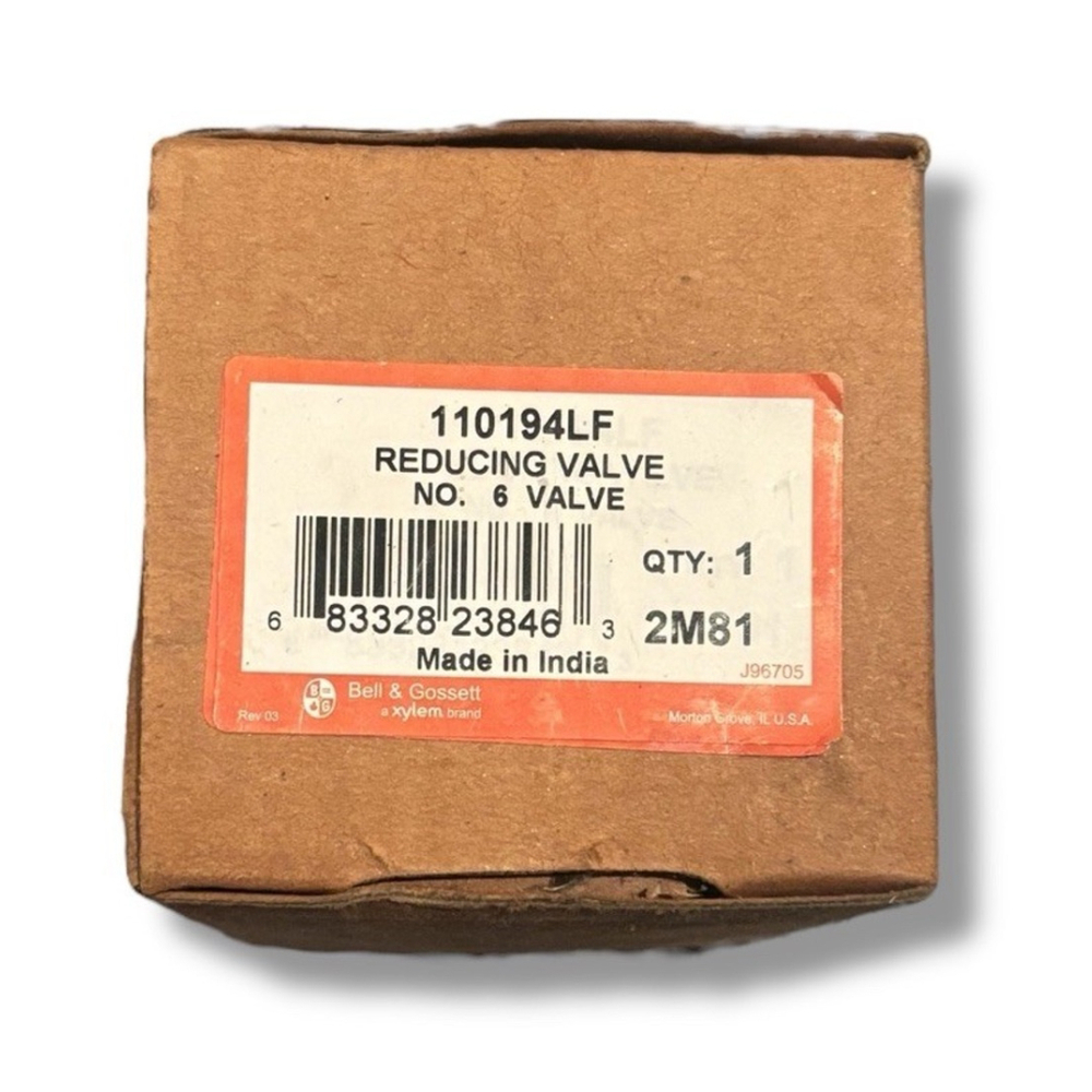 BELL & GOSSETT, 110194LF Brass Water Pressure Reducing Valve